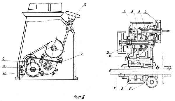Коробка швидкостей токарно-гвинторізного верстата ТС-135